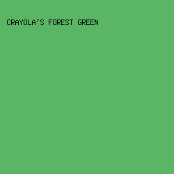 59b664 - Crayola's Forest Green color image preview