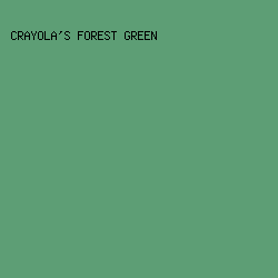 5D9E75 - Crayola's Forest Green color image preview