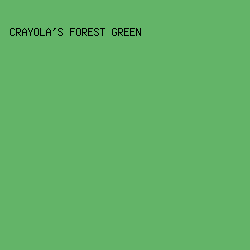 63b468 - Crayola's Forest Green color image preview