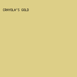 DDCF87 - Crayola's Gold color image preview