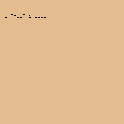 E3BC8F - Crayola's Gold color image preview