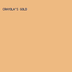 EFB982 - Crayola's Gold color image preview