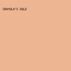 edb592 - Crayola's Gold color image preview