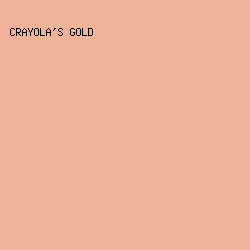 eeb399 - Crayola's Gold color image preview