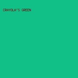 10C086 - Crayola's Green color image preview