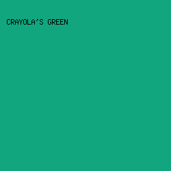 11A67E - Crayola's Green color image preview