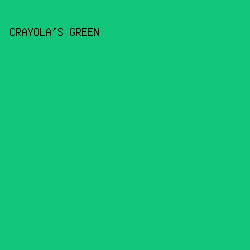 11C67A - Crayola's Green color image preview