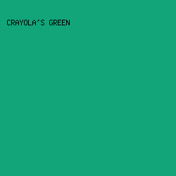 12A57A - Crayola's Green color image preview