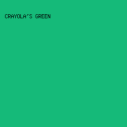 15BA79 - Crayola's Green color image preview