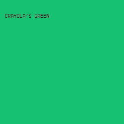 16c172 - Crayola's Green color image preview