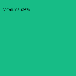 17BC86 - Crayola's Green color image preview