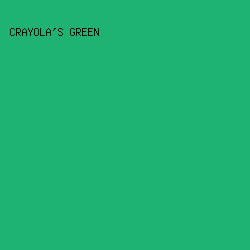 1EB373 - Crayola's Green color image preview