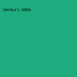 1eac7e - Crayola's Green color image preview