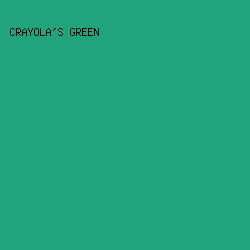 20A47D - Crayola's Green color image preview