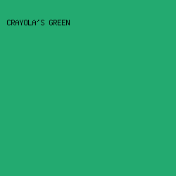 23AA70 - Crayola's Green color image preview