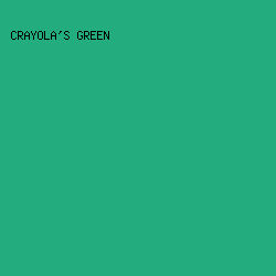23AC7E - Crayola's Green color image preview