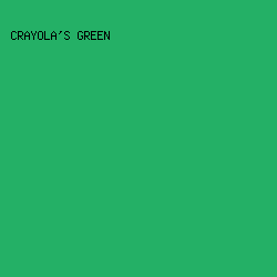 24b066 - Crayola's Green color image preview