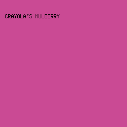 CA4A94 - Crayola's Mulberry color image preview