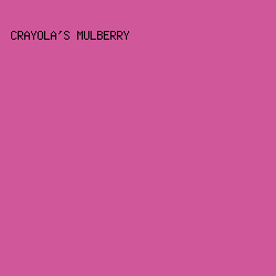 D0589A - Crayola's Mulberry color image preview