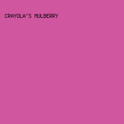 D156A0 - Crayola's Mulberry color image preview