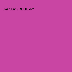 c945a3 - Crayola's Mulberry color image preview