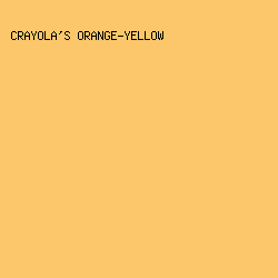 FCC76A - Crayola's Orange-Yellow color image preview