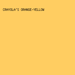 FFCD61 - Crayola's Orange-Yellow color image preview