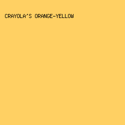 ffd063 - Crayola's Orange-Yellow color image preview