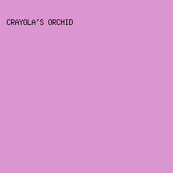 DB95D0 - Crayola's Orchid color image preview