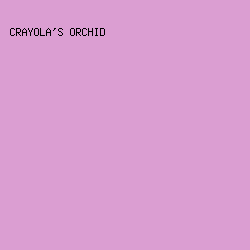 DB9ED2 - Crayola's Orchid color image preview