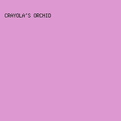 DD98D2 - Crayola's Orchid color image preview