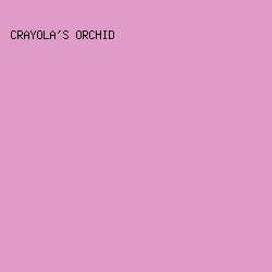 E09BC9 - Crayola's Orchid color image preview