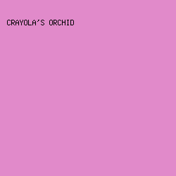 E18ACA - Crayola's Orchid color image preview