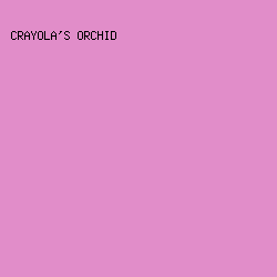 E18DC9 - Crayola's Orchid color image preview