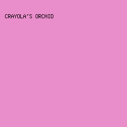 EA8DCB - Crayola's Orchid color image preview