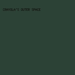 2C4237 - Crayola's Outer Space color image preview