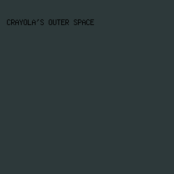 2D393A - Crayola's Outer Space color image preview