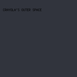 31343d - Crayola's Outer Space color image preview