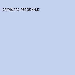 c5d2ef - Crayola's Periwinkle color image preview