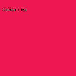 EC1951 - Crayola's Red color image preview