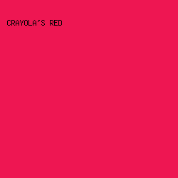 EE1652 - Crayola's Red color image preview