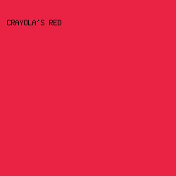 ea2345 - Crayola's Red color image preview