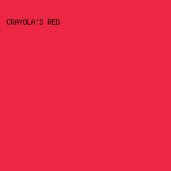 ec2644 - Crayola's Red color image preview