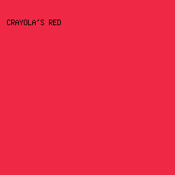 ef2945 - Crayola's Red color image preview