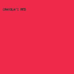 ef294a - Crayola's Red color image preview