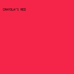 f52549 - Crayola's Red color image preview