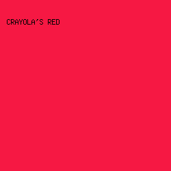 f61843 - Crayola's Red color image preview