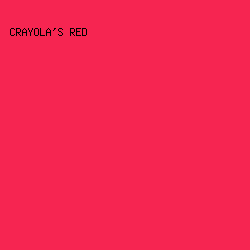 f62551 - Crayola's Red color image preview
