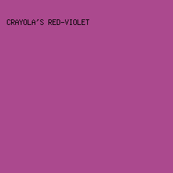 AB498E - Crayola's Red-Violet color image preview