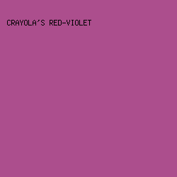 AC4E8D - Crayola's Red-Violet color image preview